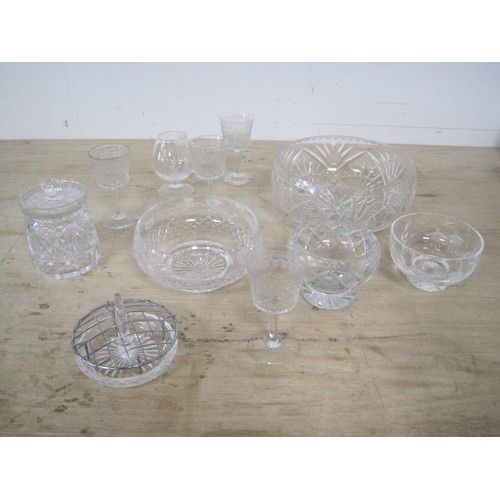 63 - one box Mixed Sized Glass Bowls