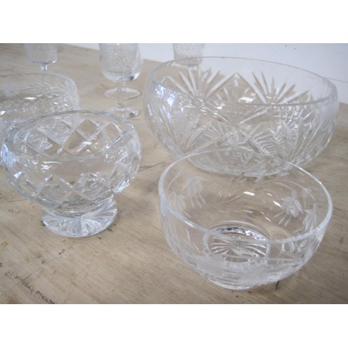 63 - one box Mixed Sized Glass Bowls