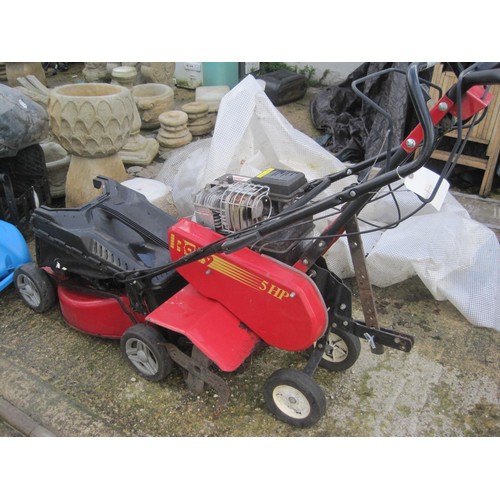 21 - A Briggs & Stratton powered 5Hp Rotorvator/Heavy Duty Tiller, model SP185, in full working order