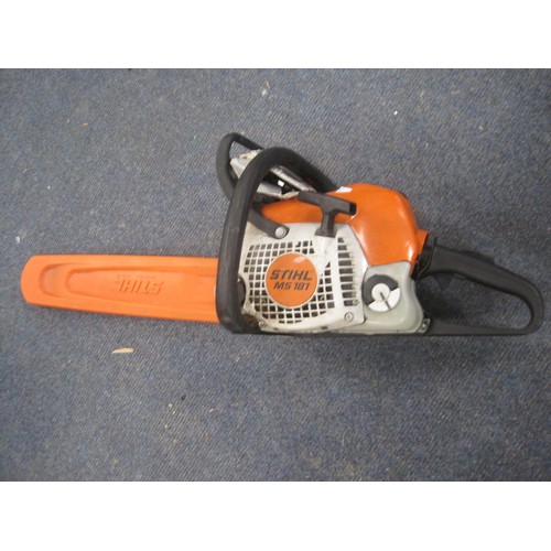 33 - A Stihl MS181 Petrol Driven Chainsaw with new spare chain, has compression but untested by us, advis... 