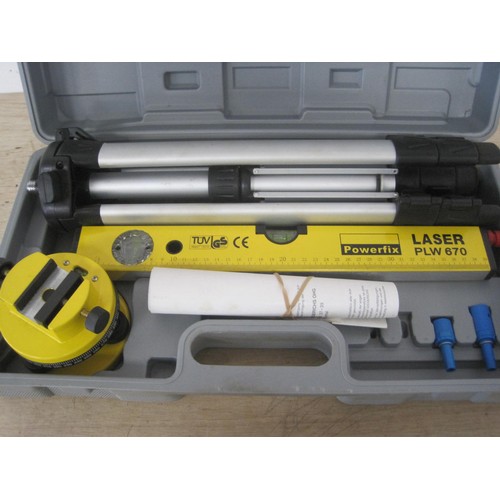 41 - A cased laser level set, appears unused