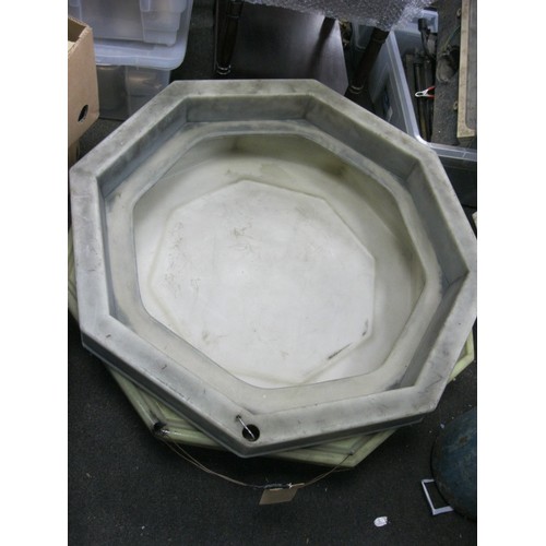 74 - 2 x 10 gallon drain bowls