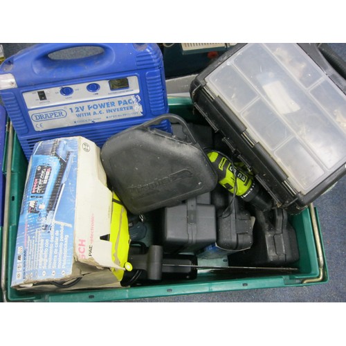 80 - A large box of mixed power tools