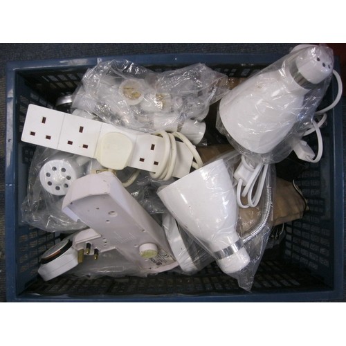 93 - A box of electrical items