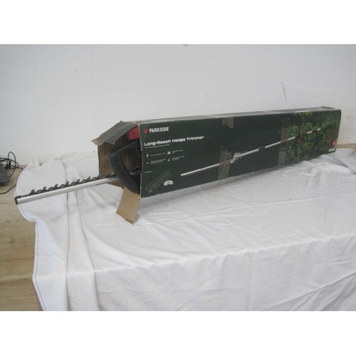 113 - Parkside long reach hedge trimmer, boxed