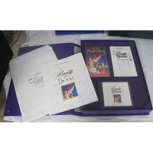 24 - Three Walt Disney Collector's Deluxe Video Edtions - Fantasia, The Jungle Book, and Beauty and the B... 