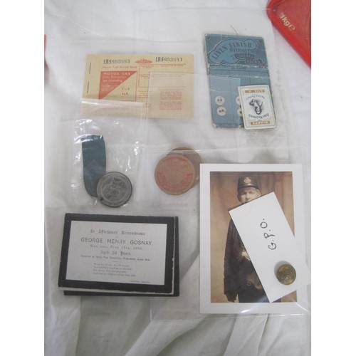 49 - In Memoriam cards, other ephemera and small items