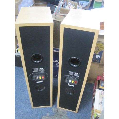 176 - A pair of Mission M73 100W floor standing speakers