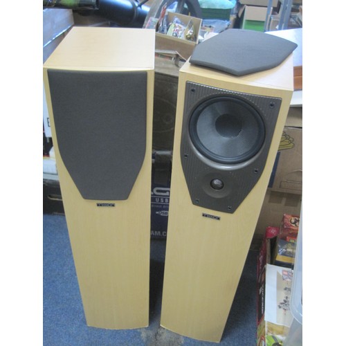 176 - A pair of Mission M73 100W floor standing speakers