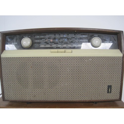 210 - Three Vintage Radios _ Bush & Philco Not Tested But Apparently Working! With A Cossor Radio.