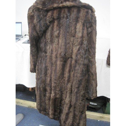 220 - Two Ladies' Coats - one Mink and one Coney (Coney = Rabbit)