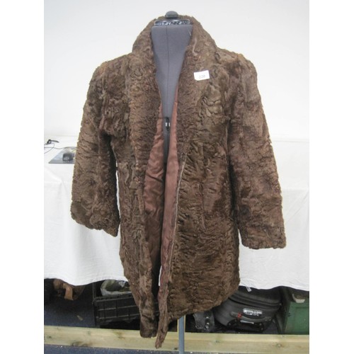 220 - Two Ladies' Coats - one Mink and one Coney (Coney = Rabbit)