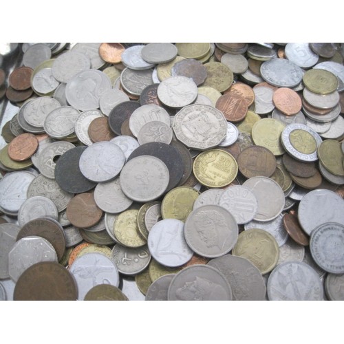 6 - A Tin Containing Mixed Coinage And Two Bank Of Zambia Coins Each In A Plastic Case and A Bank Of Zam... 