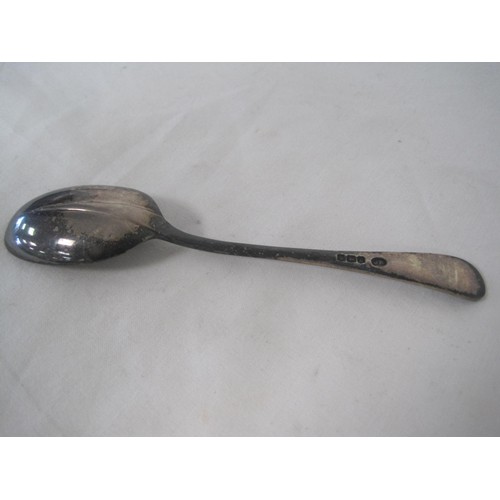 295 - A silver teaspoon, engraved David to the terminal, marks for Sheffield, 1927, John Round & Son Ltd. ... 