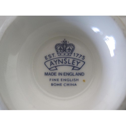 75 - Aynsley Orchard Tea for two consisting of Teapot, Cream ,two cups and saucers and sugar bowl