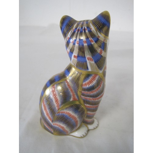 89 - Royal Crown Derby Kitten Gold stopper .