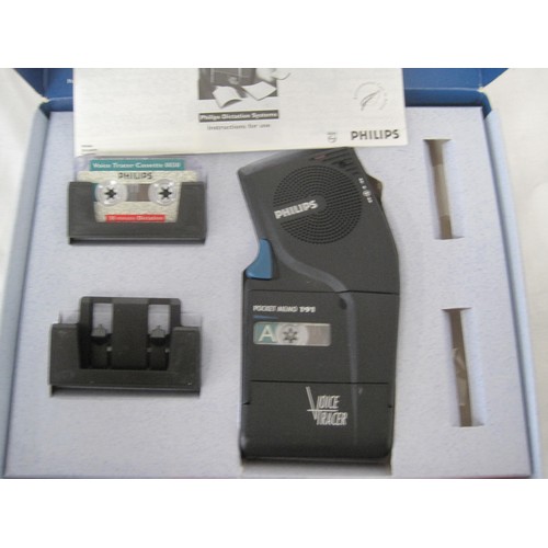 83 - Philips Dictation System Pocket Memo 191 in excellent condition and original packaging.