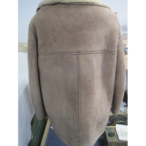 131 - Two sheepskin coats - an Antartex size 40R gents sheepskin coat, and a Richard Draper sheepskin coat... 