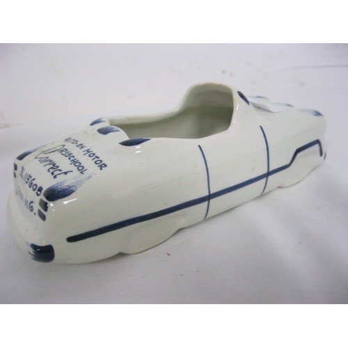 137 - A Delft advertising/promotion ashtray for a driving school in excellent condition for age. Approx si... 