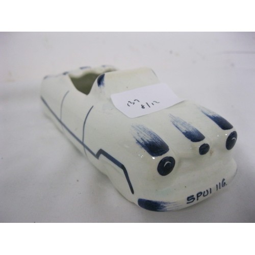 137 - A Delft advertising/promotion ashtray for a driving school in excellent condition for age. Approx si... 