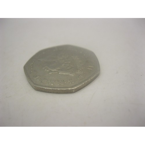 72 - A 2009 Kew Gardens 50 pence coin, encapsulated, in good order