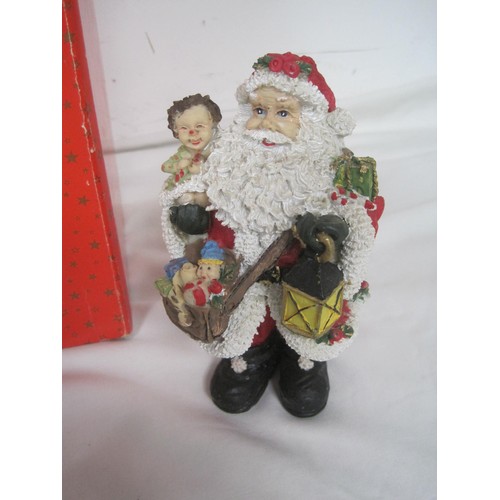 247 - An assortment of animated Xmas figures and scenes, some boxed and apparently new old stock