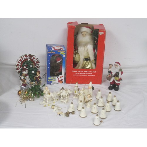 247 - An assortment of animated Xmas figures and scenes, some boxed and apparently new old stock