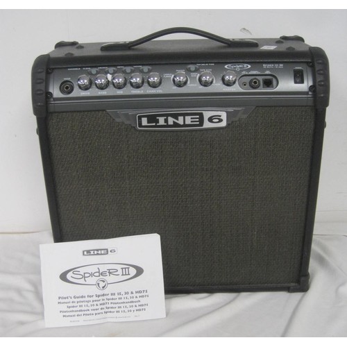 178 - A Line 6 Amplifier, Guitar, Keyboard + accessories, all leads plus a box of music books and guides, ... 