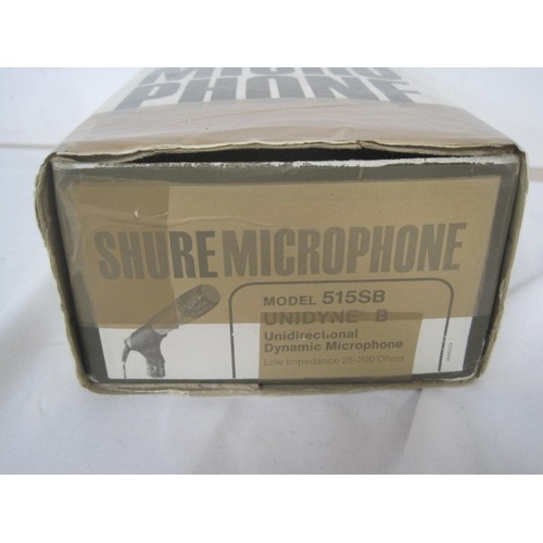 178A - A Shure Unidyne B Model 515SB microphone, with original box