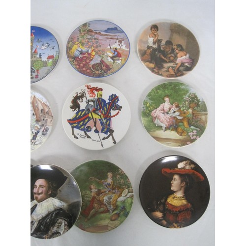 24 - Thirteen Poole Pottery collectors plates, each about 15cm (6