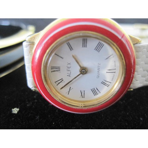 114 - Alfex Model Dep NR112670
Alfex Quartz Watch 
(in one box)