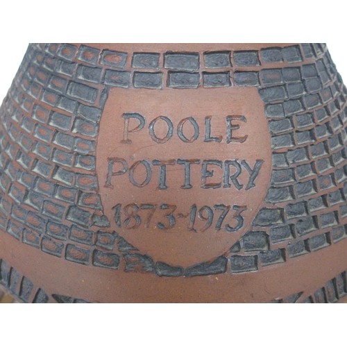 42 - Poole Pottery, Guy Sydenham Kiln Lamp base with many mini examples of Poole Pottery from Early Carte... 