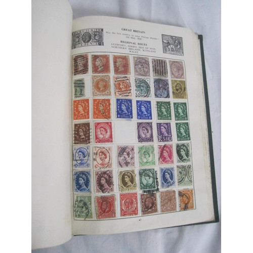 138 - 6 albums of world and United Kingdom stamps