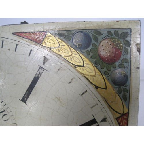 39 - A late 18th/early 19th Century Grandfather Clock with painted dial marked for the maker Richard Clar... 