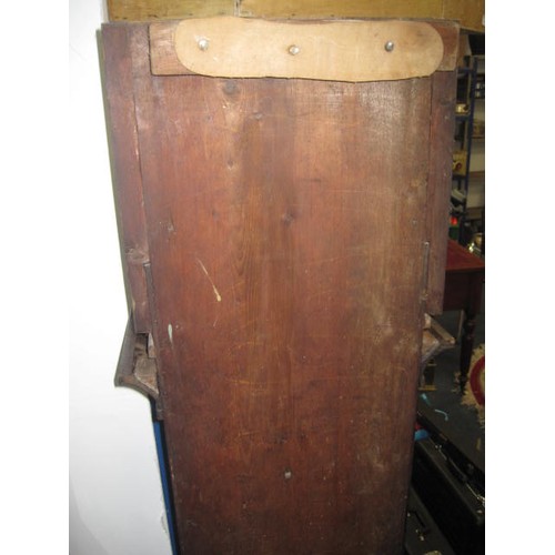 39 - A late 18th/early 19th Century Grandfather Clock with painted dial marked for the maker Richard Clar... 