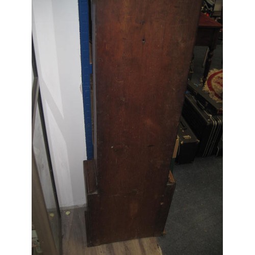 39 - A late 18th/early 19th Century Grandfather Clock with painted dial marked for the maker Richard Clar... 