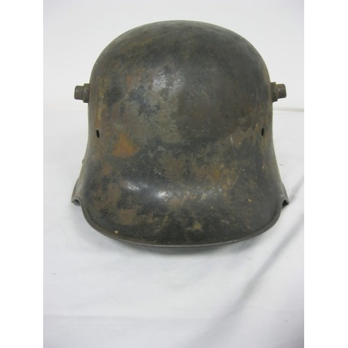 188 - A WW1 German M1916 Stahlhelm Helmet, shell only (no liner), in solid condition although the original... 