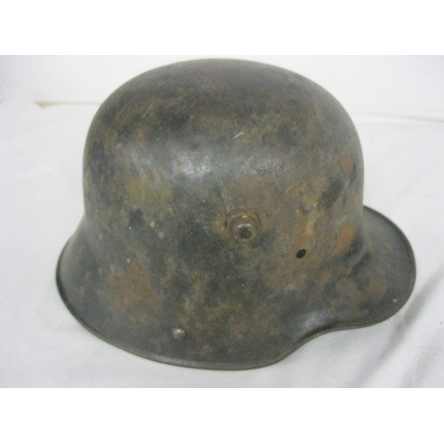 188 - A WW1 German M1916 Stahlhelm Helmet, shell only (no liner), in solid condition although the original... 