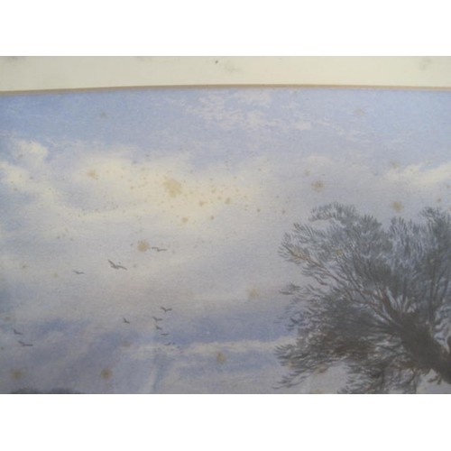 205 - Two chromolithographs after Thomas Charles Leeson Rowbotham and M H Long - country scenes with stone... 