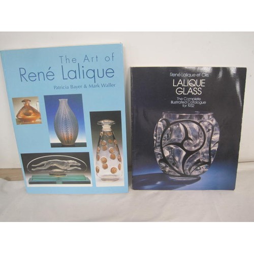 235 - A selection of Books to include The Art of Rene Lalique  and a modern copy of the 1932 Catalogue.