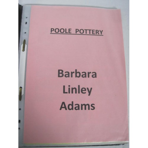 236 - A copy of the Poole Pottery book previous version along with Collecting Poole Pottery and a folder o... 