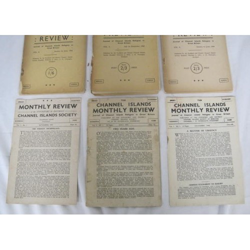 242 - Eight pamphlets about the German Occupation of the Channel Islands including 'The Channel Islands Mo... 