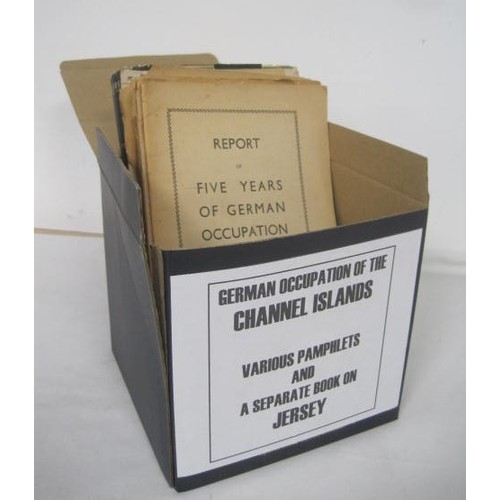 242 - Eight pamphlets about the German Occupation of the Channel Islands including 'The Channel Islands Mo... 