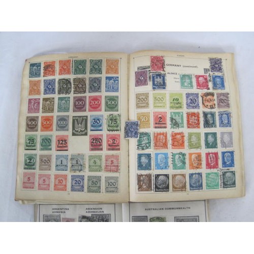 9 - Improved Postage Stamp Album and 'XLCR' Postage Stamp Album, with contents of British and World stam... 