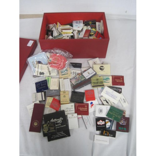 8 - An assortment of matches and match books, many from around the world, most seem to date from late 20... 