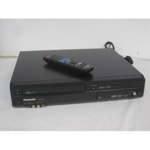 11 - Panasonic DMR-EZ49V VHS DVD player, with remote