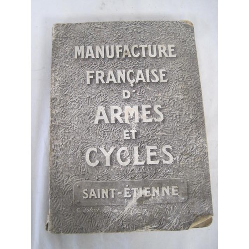 305 - An early 20th century Catalogue from the French manufacturer D'ARMES et CYCLES of Saint-Etienne. 790... 