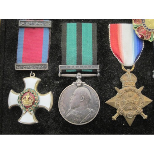 195 - Lieutenant Colonel SGV Ellis KCIE DSO Indian Army Medal group. An impressive mounted medal group com... 