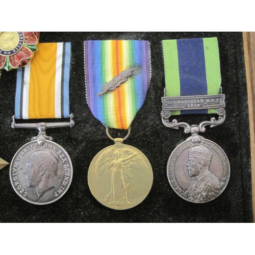 195 - Lieutenant Colonel SGV Ellis KCIE DSO Indian Army Medal group. An impressive mounted medal group com... 