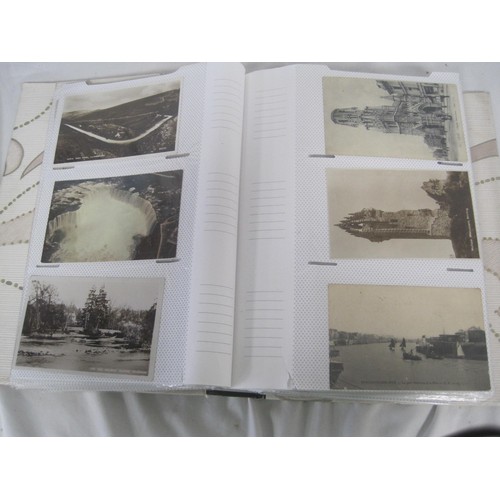 84 - A Loose leaf folder of over 200 Postcards from all over the world but included several of Local inte... 